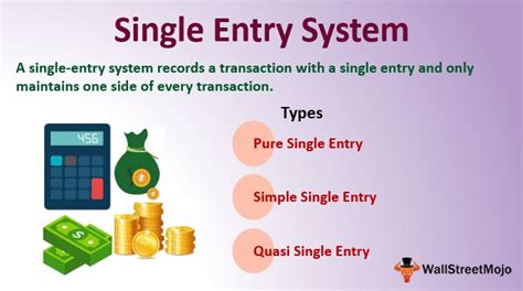 what is single entry system.